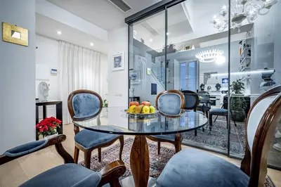 Area soggiorno di YiD luxury & Design penthouse L5
