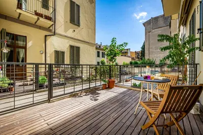Balcone o terrazza di Luxury apt in the heart of city out of ZTL