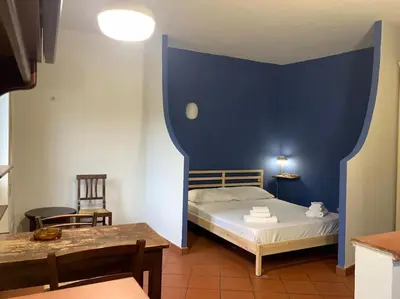 Letto o letti in una camera di Nice Studio Outside ZTL
