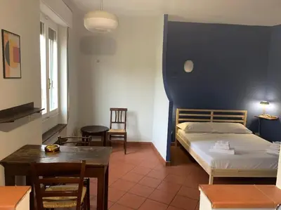 Letto o letti in una camera di Nice Studio Outside ZTL