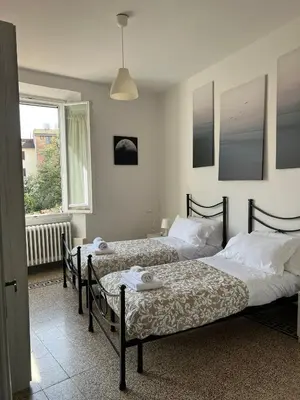 Letto o letti in una camera di Residenza La Libertà