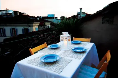 Balcone o terrazza di HomEdoApartments La terrazza su San Lorenzo