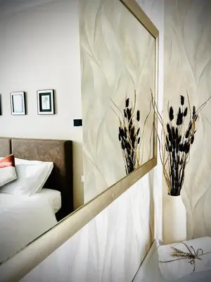 Letto o letti in una camera di Lucentum
