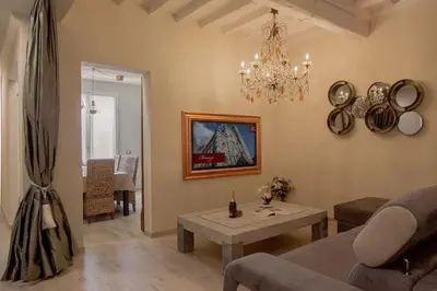 Area soggiorno di Florencia Luxury Apartament