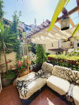 Area soggiorno di Florencia Luxury Apartament