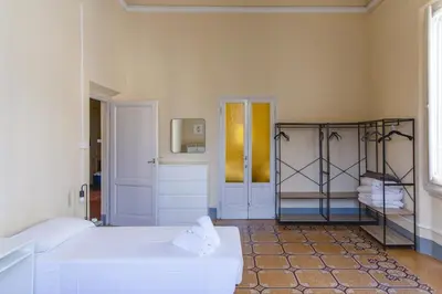 Letto o letti in una camera di Comfy Big Apartment Outside ZTL