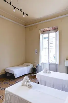 Letto o letti in una camera di Comfy Big Apartment Outside ZTL