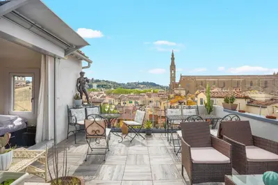 Area soggiorno di Dante - Sweet Dreams in Florence