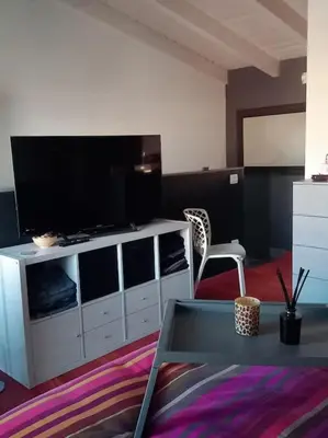 TV o dispositivi per l'intrattenimento presso Firenze Appartamento in attico, con posto auto privato