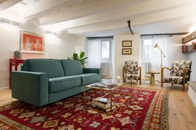 Area soggiorno di Pitti - Tuscan Charming Apartment
