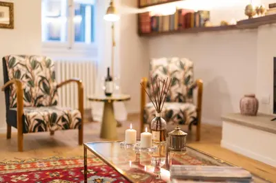 Area soggiorno di Pitti - Tuscan Charming Apartment