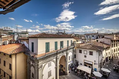 Vista generica su Firenze o vista sulla città dall'interno della casa vacanze