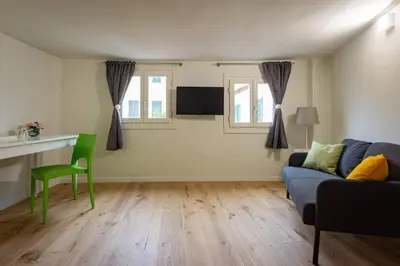 TV o dispositivi per l'intrattenimento presso Borgo Pinti's Duplex Apartment