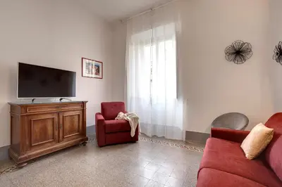 TV o dispositivi per l'intrattenimento presso Magenta Apartment by Mamo Florence