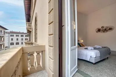 Letto o letti in una camera di Magenta Apartment by Mamo Florence