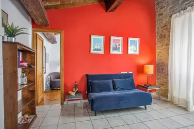 Area soggiorno di Seven House - Sweet Dreams in Florence