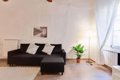 Letto o letti in una camera di Medici Florence Tower Apartment