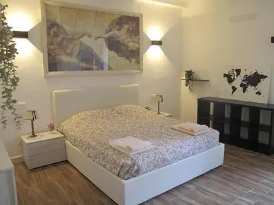 Letto o letti in una camera di Appartamento Santa Croce