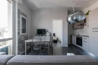 Cucina o angolo cottura di cozy apartment
