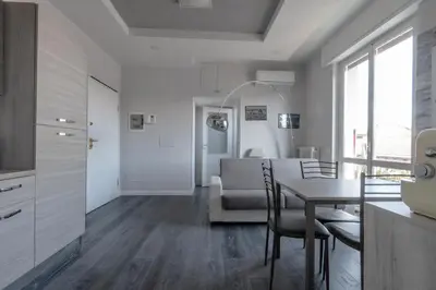 Cucina o angolo cottura di cozy apartment