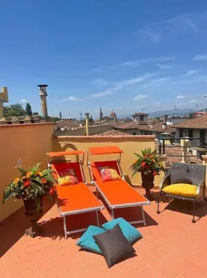 Balcone o terrazza di Terrace View Florence Attic