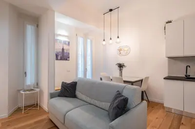 Area soggiorno di The World Apartment