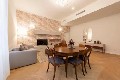 Area soggiorno di Apartments Florence- Buontalenti Exclusive