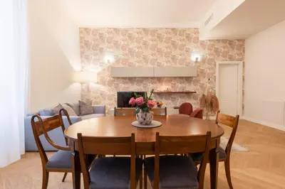 Area soggiorno di Apartments Florence- Buontalenti Exclusive