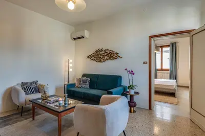 Area soggiorno di Apartments Florence- San Marco Vasari