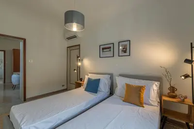 Letto o letti in una camera di Apartments Florence- San Marco Vasari
