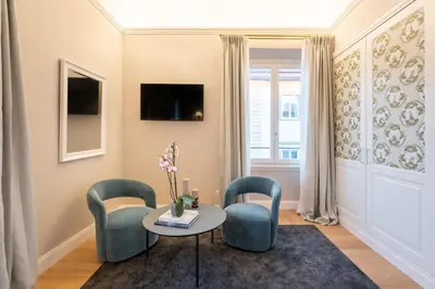 TV o dispositivi per l'intrattenimento presso Apartments Florence- Granduca Penthouse