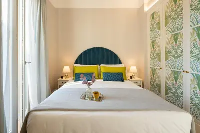 Letto o letti in una camera di Apartments Florence- Granduca Penthouse