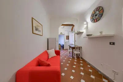 Area soggiorno di La Rondinella - Private Terrace