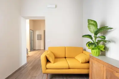 Area soggiorno di Designer Apartment near San Lorenzo