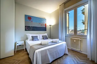 Letto o letti in una camera di YiD Cairoli design apartment