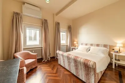 Letto o letti in una camera di Vicolo dei Malespini
