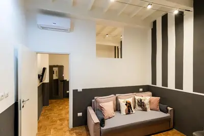 Area soggiorno di Santa Croce Dream Suites