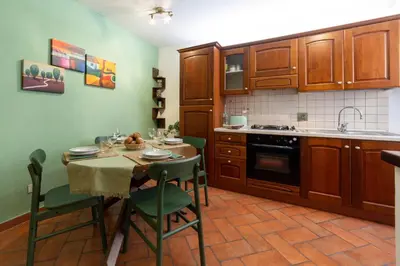 Cucina o angolo cottura di Magnoli cozy flat two steps from Ponte Vecchio