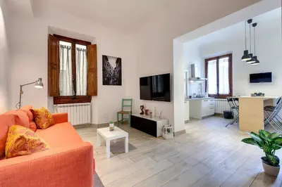 TV o dispositivi per l'intrattenimento presso Baldovini Apartment by Mamo Florence