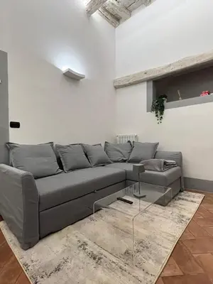 Area soggiorno di Unique and antique apartment
