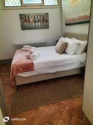 Letto o letti in una camera di Unique and antique apartment
