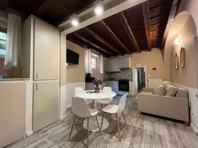 Cucina o angolo cottura di Piccolo Rifugio in Santa Croce