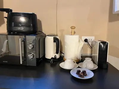Set per la preparazione di tè e caffè presso Piccolo Rifugio in Santa Croce