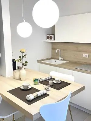 Cucina o angolo cottura di Casa Cavour White